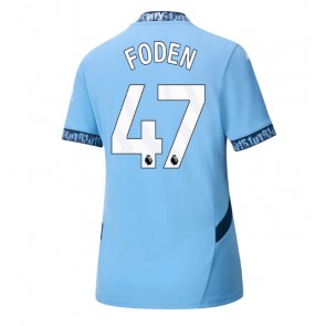 Manchester City Phil Foden #47 Replika Hjemmebanetrøje Dame 2024-25 Kortærmet